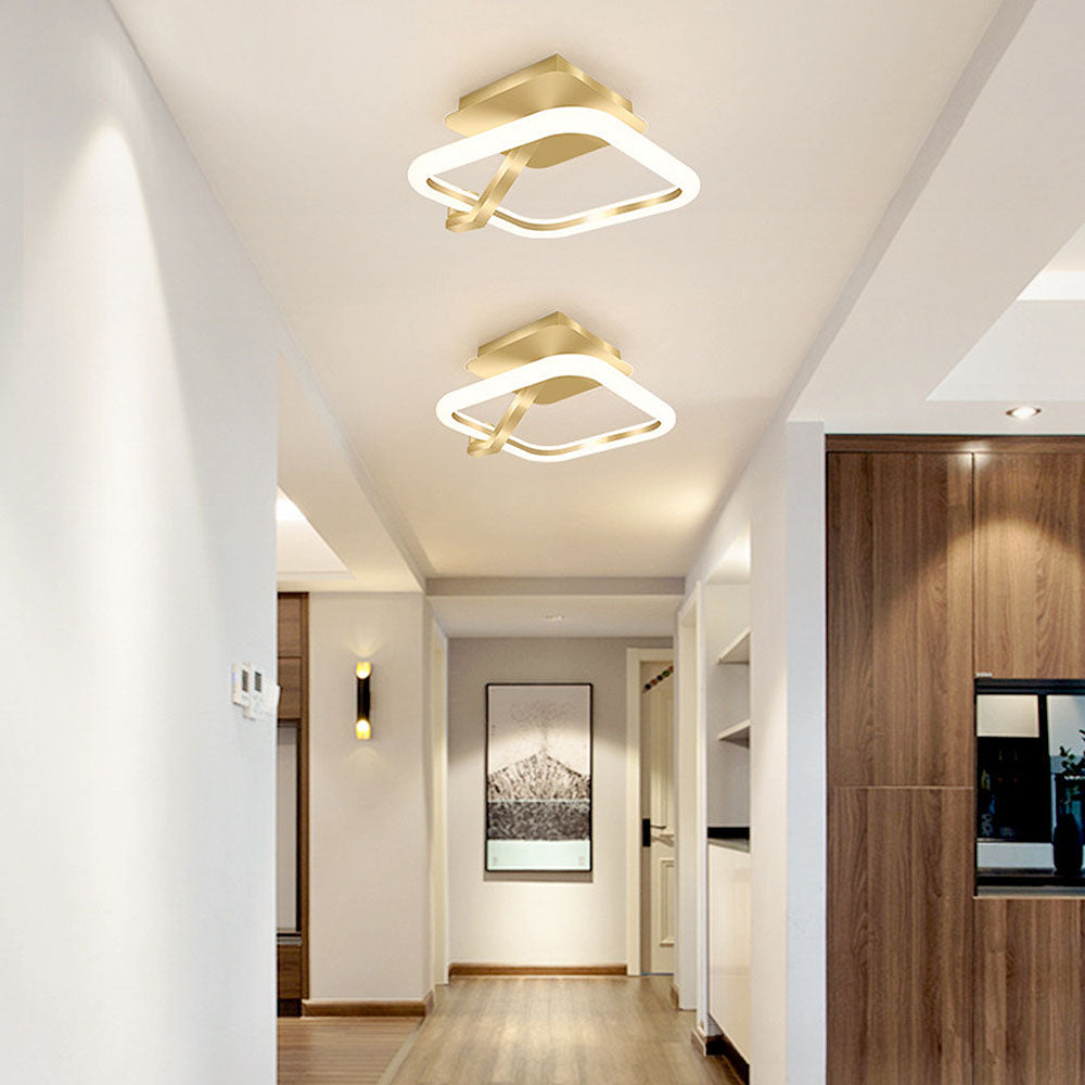 Elegant Mini Gold LED Ceiling Lights for Luxurious Living Room Ambience - Stylish Lighting Solutions for Modern Homes