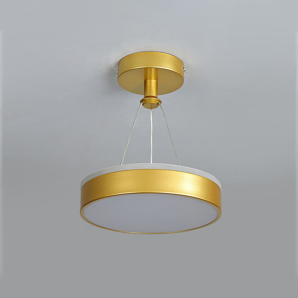 Sleek Modern Metal LED Pendant Ceiling Lights for Stylish Hallway Illumination and Contemporary Home Décor