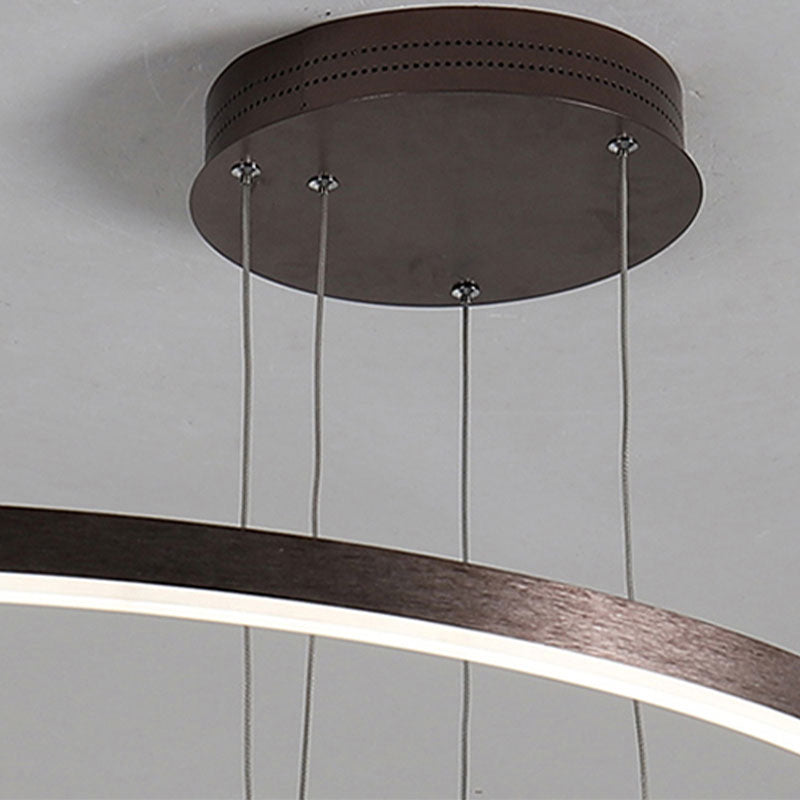 Pendant Light Ring | Modern Dimmable Ceiling Fixture Black