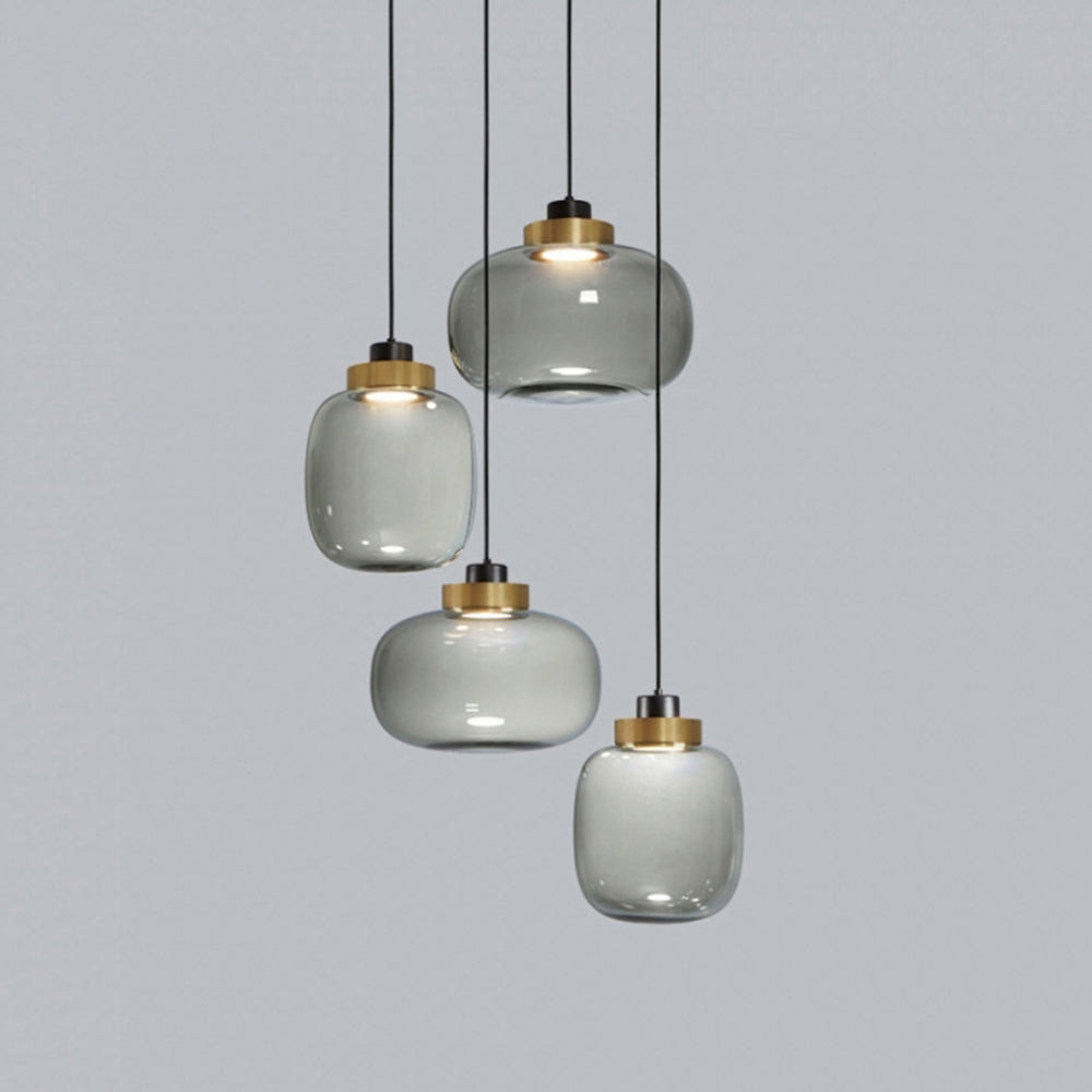 Sleek Minimalist Glass Ceiling Pendant Light for Elegant Home Décor and Modern Illumination Solutions