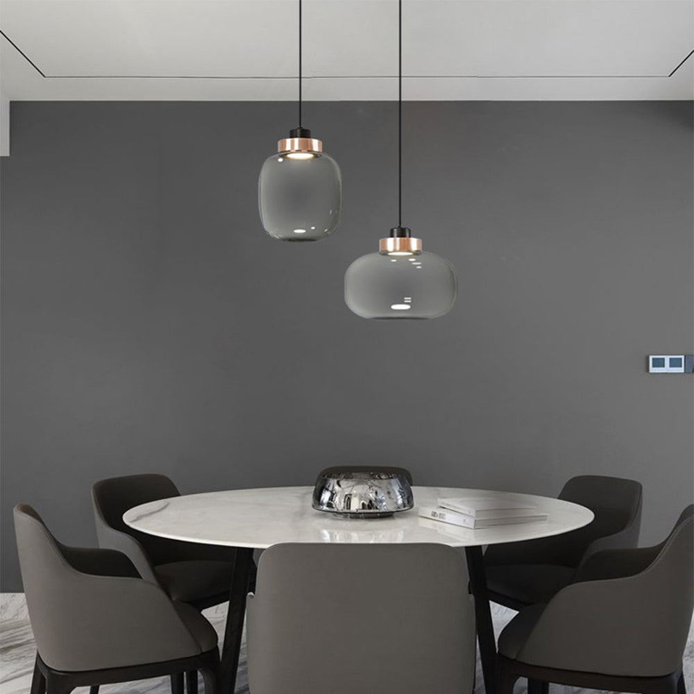 Sleek Minimalist Glass Ceiling Pendant Light for Elegant Home Décor and Modern Illumination Solutions