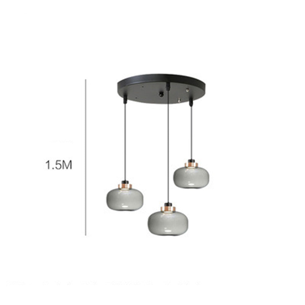 Sleek Minimalist Glass Ceiling Pendant Light for Elegant Home Décor and Modern Illumination Solutions