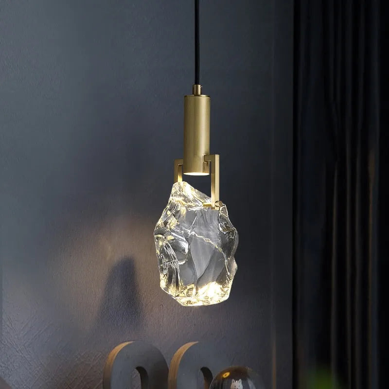 Suspension Luminaire Verre Cristal Lampe Suspendue Moderne