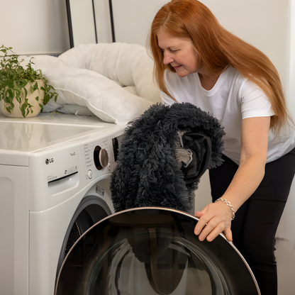 Legowisko uspokajające dla psa miękkie pluszowe poduszka łagodząca lęk dla zwierząt