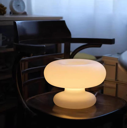 Table Lamp with Frosted Glass Soft Glow