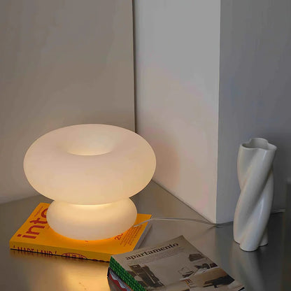 Table Lamp with Frosted Glass Soft Glow