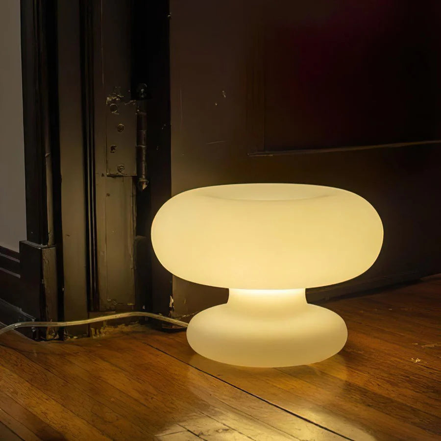 Table Lamp with Frosted Glass Soft Glow