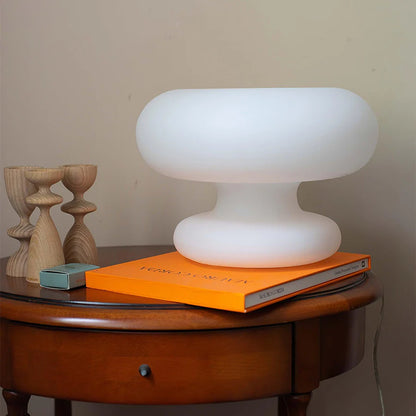 Table Lamp with Frosted Glass Soft Glow