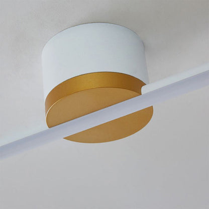 Smukła nowoczesna lampa sufitowa LED liniowa