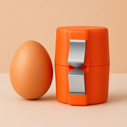 Outil de cuisine pour casser les œufs en acier inoxydable