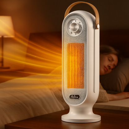 Chauffage électrique d'appoint 1500W portable intérieur avec télécommande