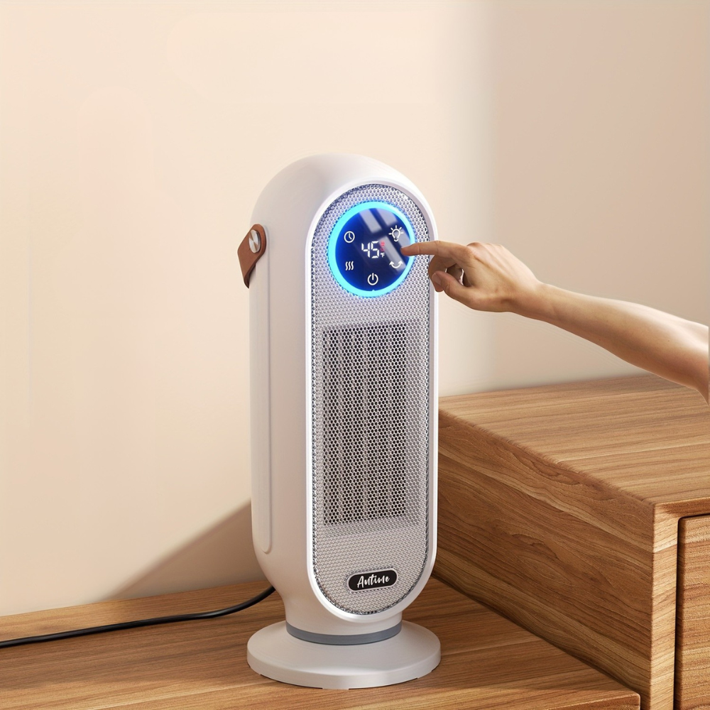 Chauffage électrique d'appoint 1500W portable intérieur avec télécommande