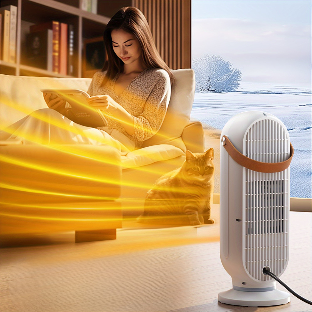 Chauffage électrique d'appoint 1500W portable intérieur avec télécommande