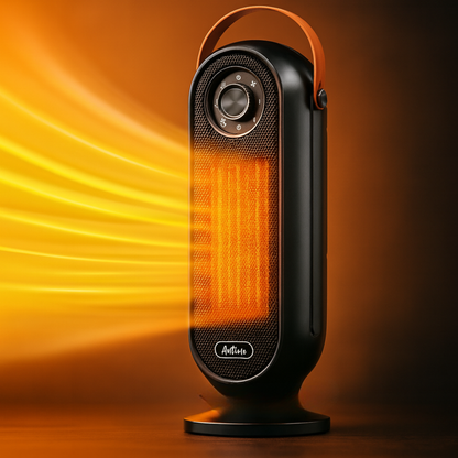 Chauffage électrique d'appoint 1500W portable intérieur avec télécommande