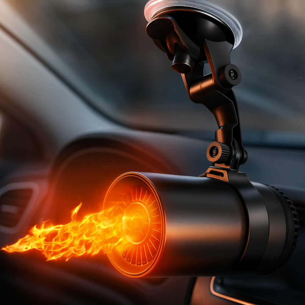 Elektryczny przenośny ogrzewacz przestrzenny 12V samochodowy wentylator odmrażający