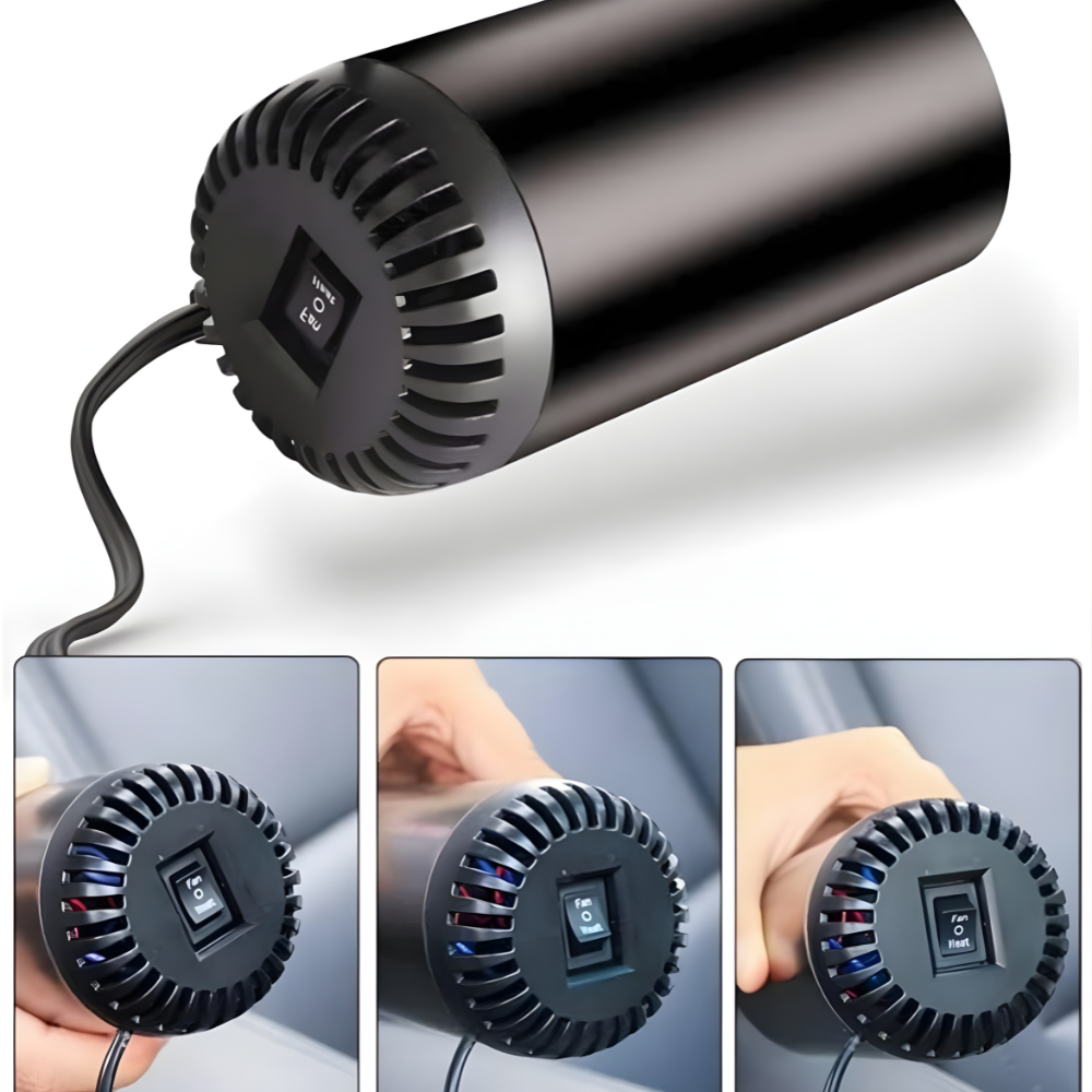 Electric Space Heater Portable 12V Car Defroster Fan Heater