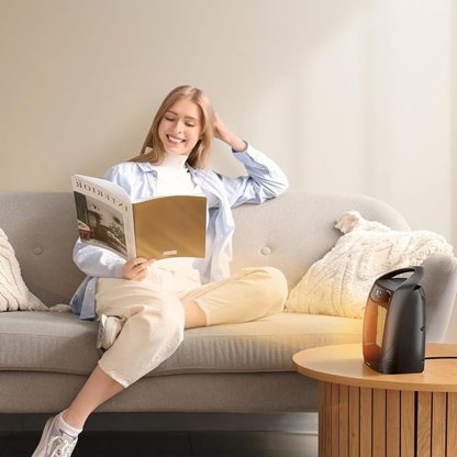 Elektryczny przenośny grzejnik ceramiczny do użytku wewnętrznego z pilotem 1500W