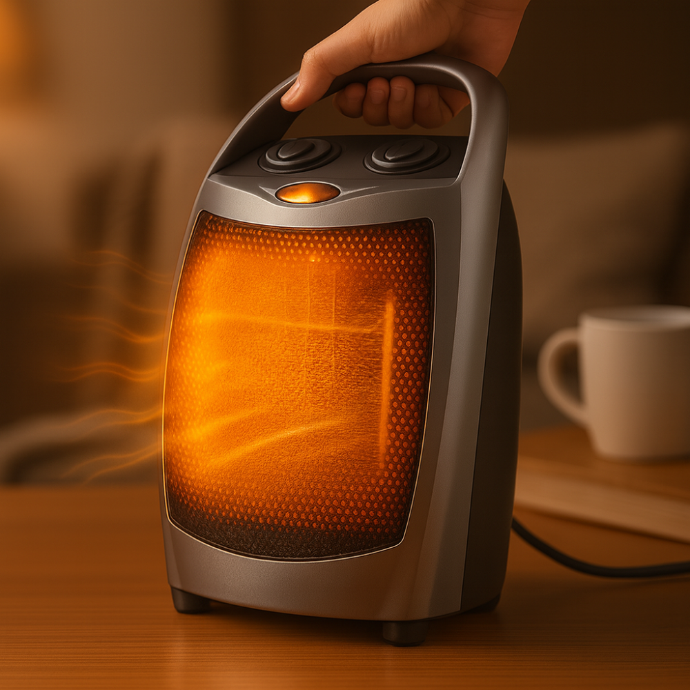 Electric Space Heater Portable Ceramic PTC Fast Heating Indoor Desktop