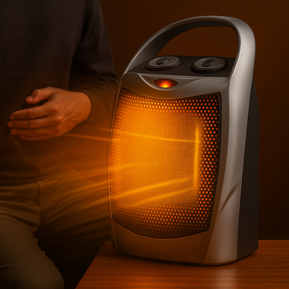 Electric Space Heater Portable Ceramic PTC Fast Heating Indoor Desktop