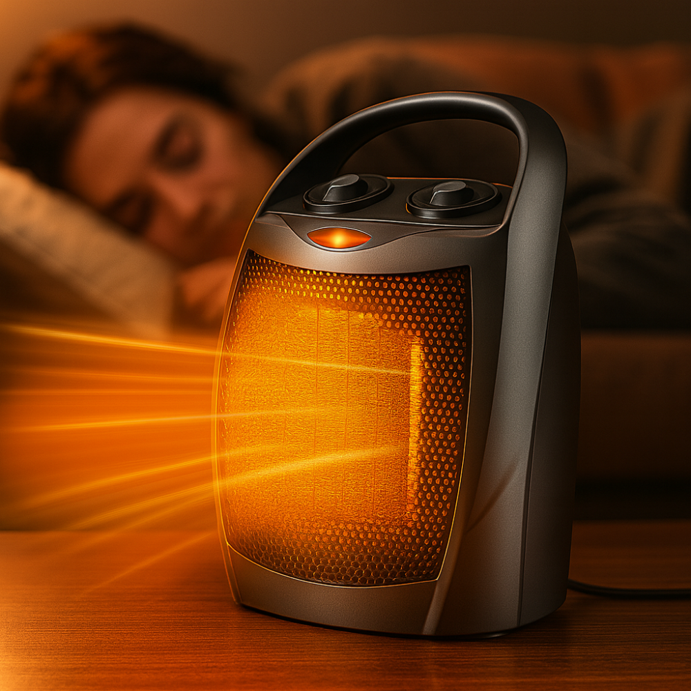 Electric Space Heater Portable Ceramic PTC Fast Heating Indoor Desktop