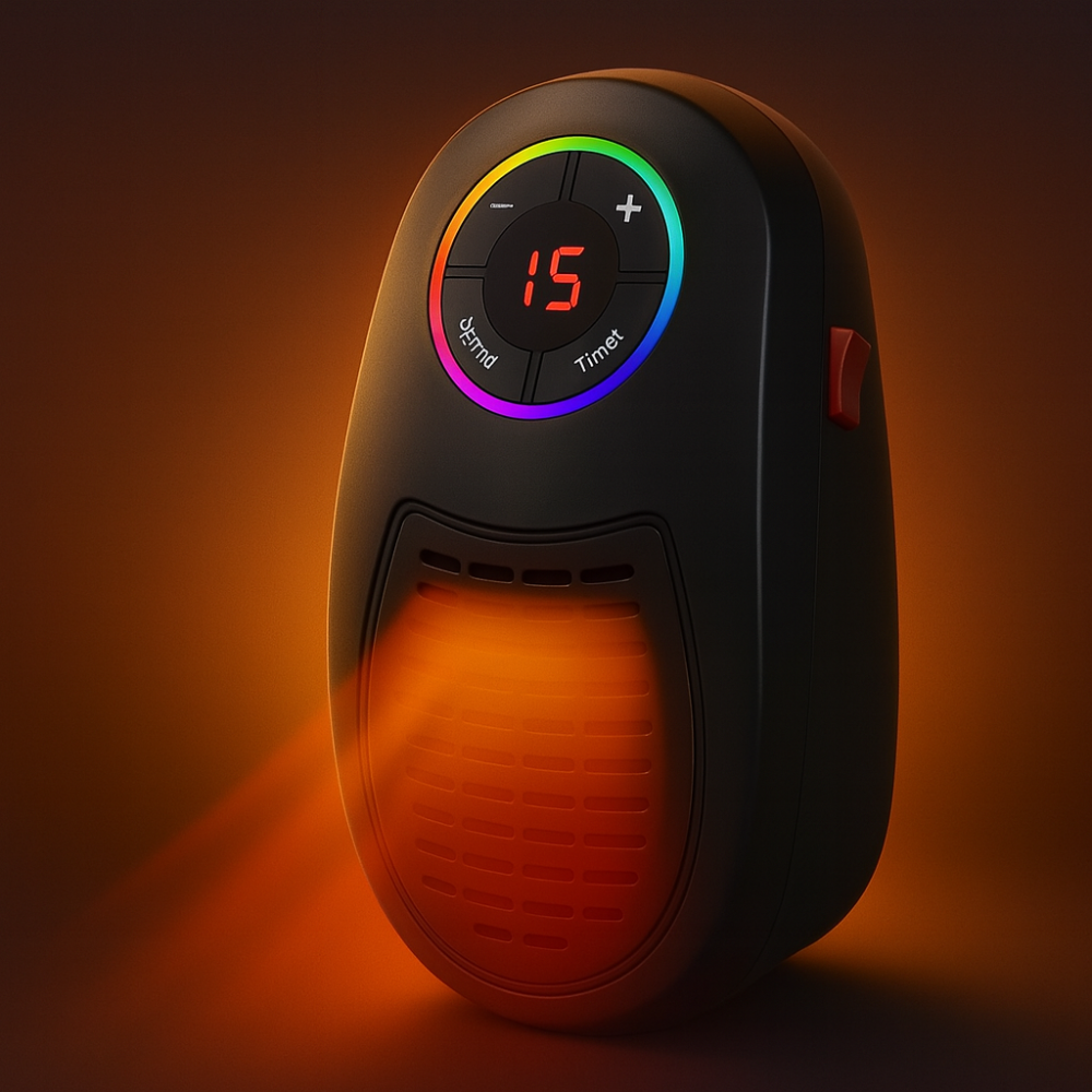 Electric Space Heater Portable Ceramic Room Heater Adjustable Temperature