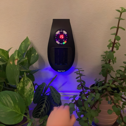 Electric Space Heater Portable Ceramic Room Heater Adjustable Temperature