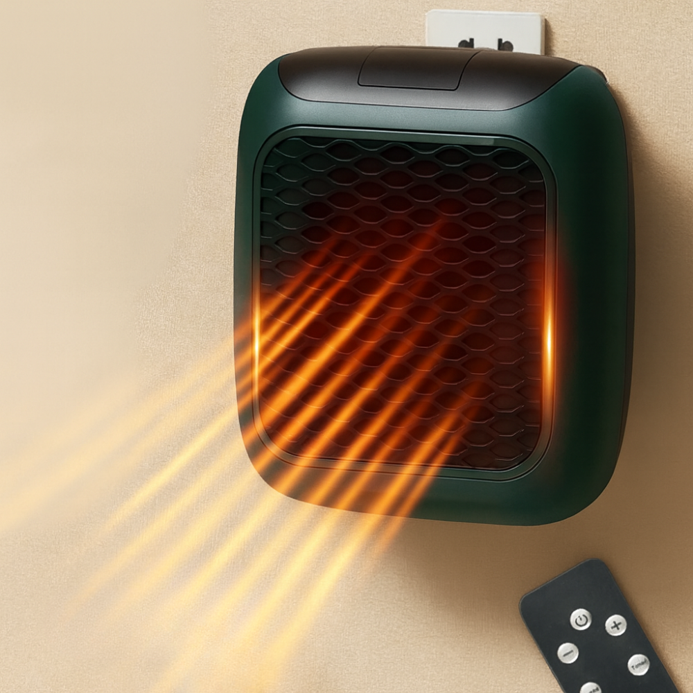 Calefactor eléctrico de espacio montado en la pared portátil calentador de habitación cerámico