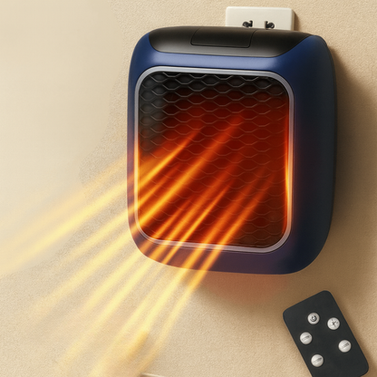 Calefactor eléctrico de espacio montado en la pared portátil calentador de habitación cerámico