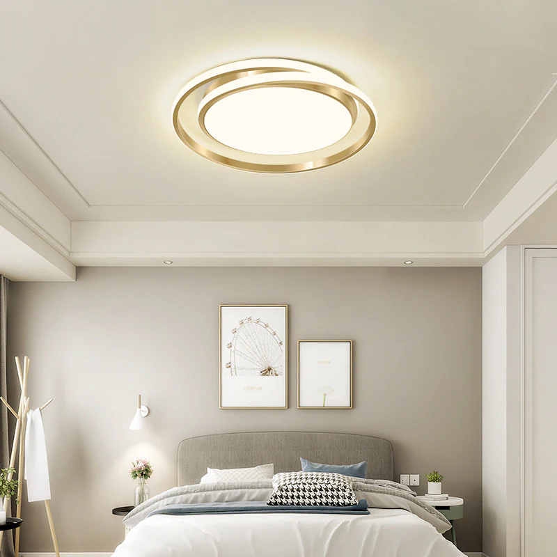 Sleek Minimalist LED Circular Ceiling Light - Modern Design for Elegant Home Illumination and Energy Efficiency