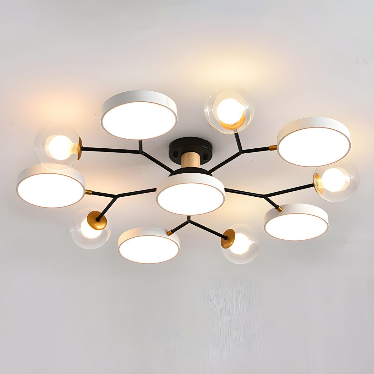 Elegant Branch LED Ceiling Light for Living Room - Modern Illumination with Stylish Design for Home Décor