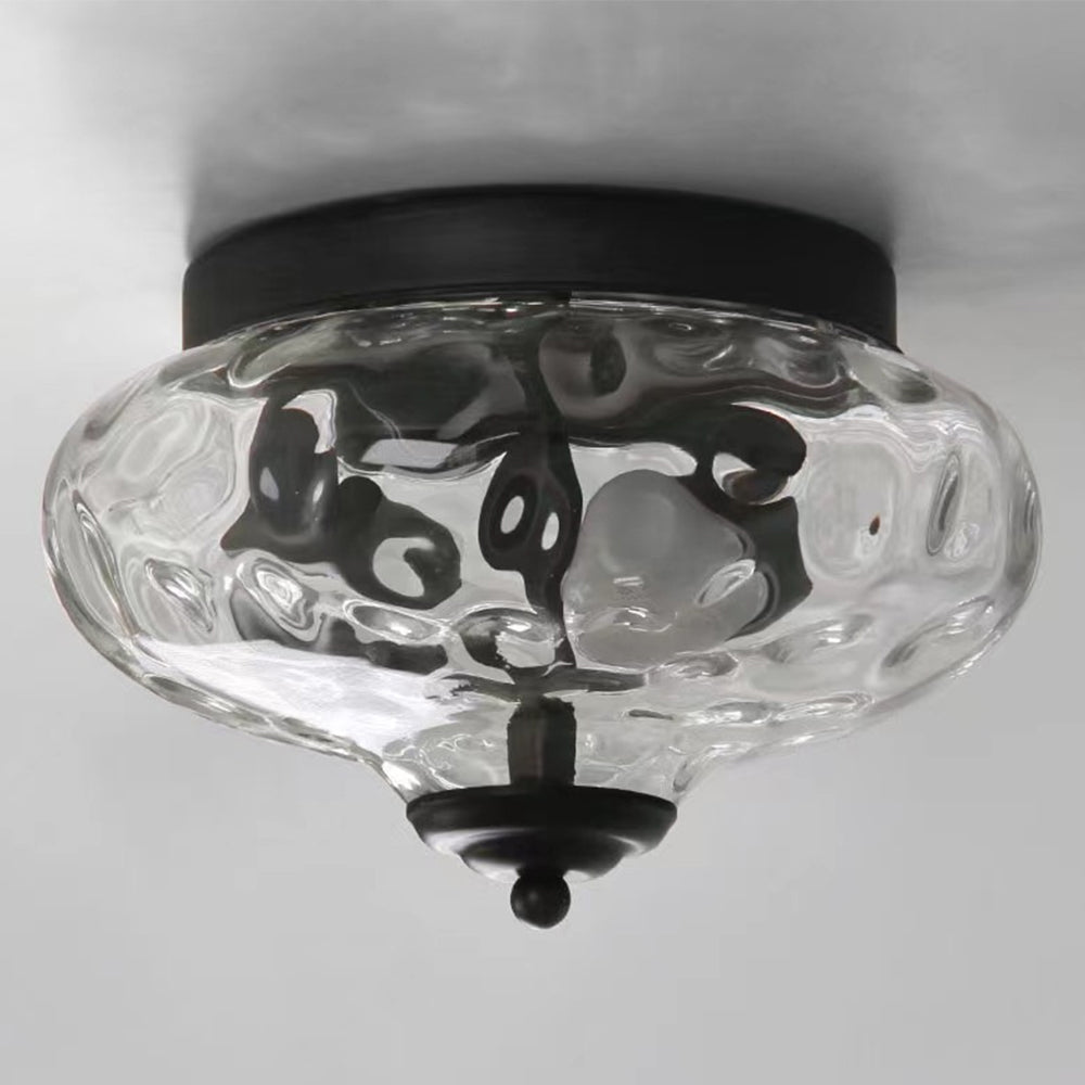 Vintage Glass Shade Ceiling Lights for Hallways - Elegant Lighting Fixtures to Enhance Your Home's Charm and Style