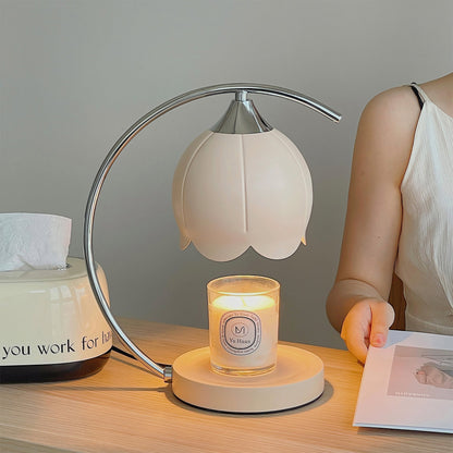 Table Lamp with Candle Wax Melt Warmer