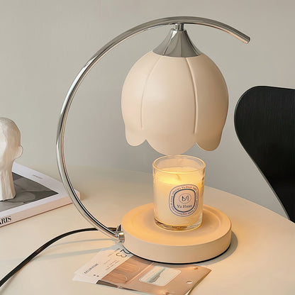 Table Lamp with Candle Wax Melt Warmer