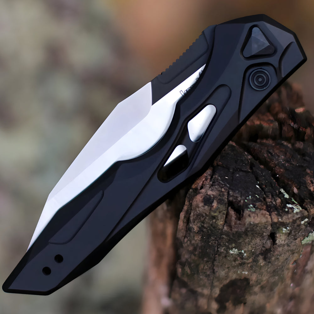 Couteau de poche pliant en acier inoxydable