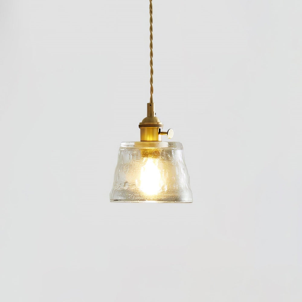 Contemporary Simple Glass Pendant Light Fixture for Elegant Home Lighting and Stylish Interior Décor