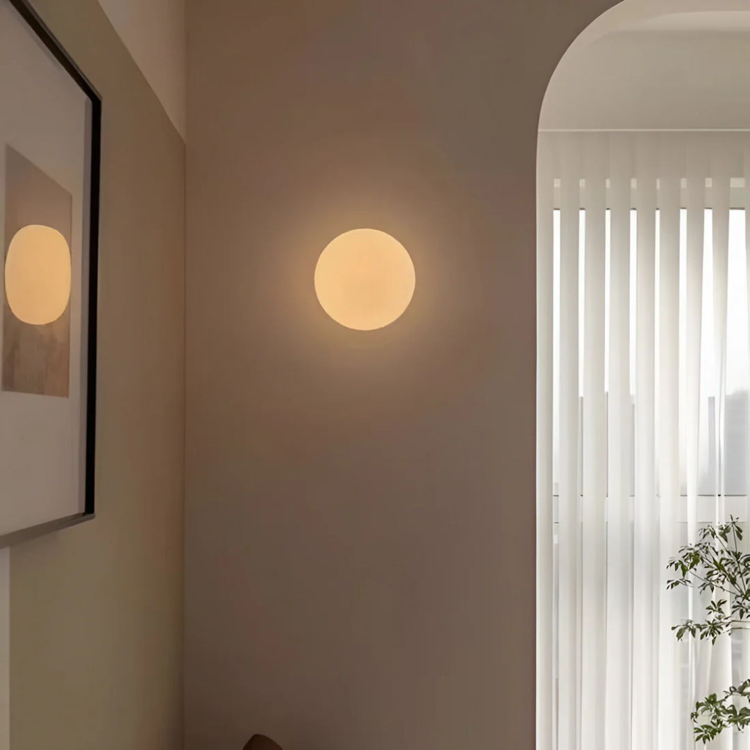 Elegant Glass Wall Light for Modern Interiors - Image 1