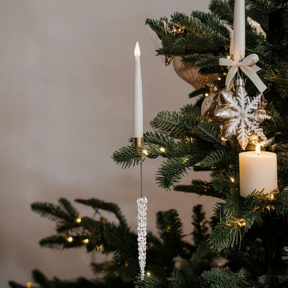 Lumières de bougie sans flamme pour arbre de Noël à LED avec télécommande