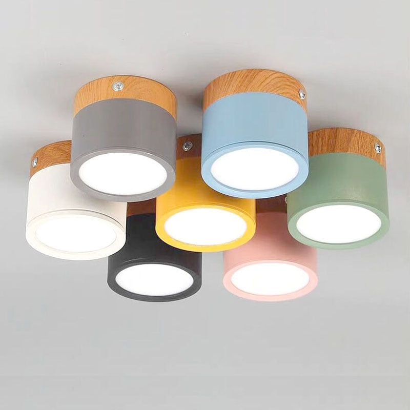 Compact Cylinder Flush Ceiling Lights for Stylish Illumination in Small Spaces – Modern Design and Energy Efficient