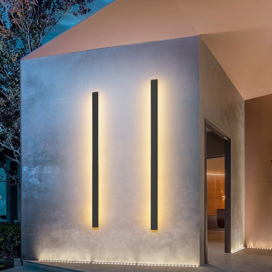 Outdoor Wall Light Aluminium Modern LED Sconce