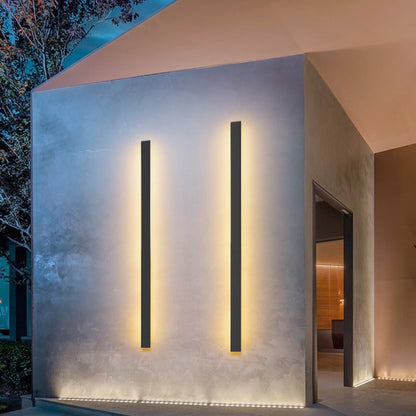 Outdoor Wall Light Aluminium Modern LED Sconce