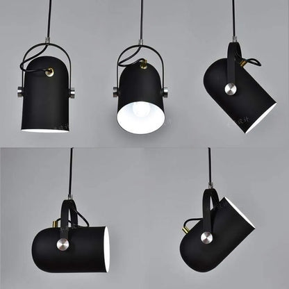 Suspension métallique réglable lampe style nordique