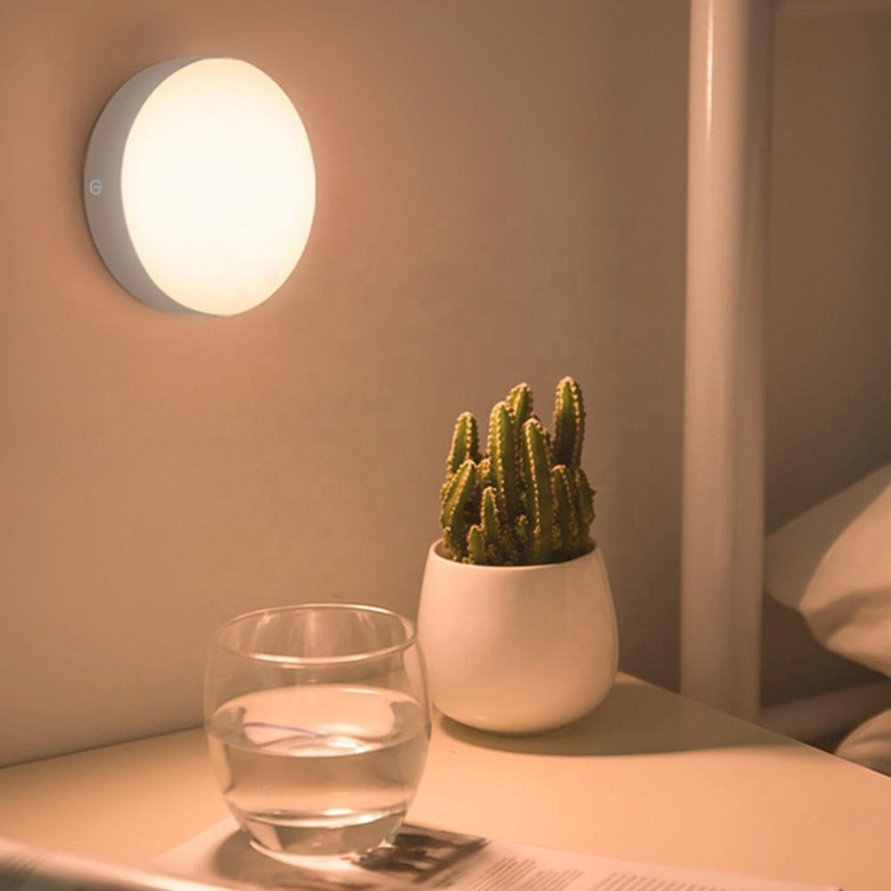 Lámpara de pared LED con sensor de movimiento y luz nocturna