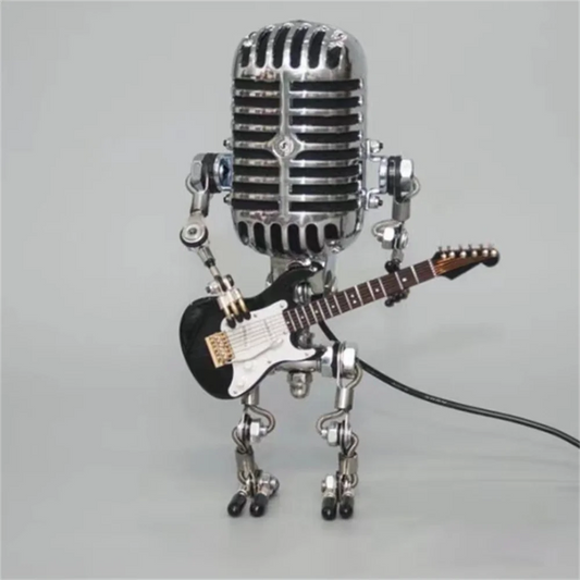Tischlampe Roboter Metall Industrielles Design