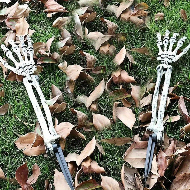 Decoración de Halloween Estacas de Mano de Esqueleto