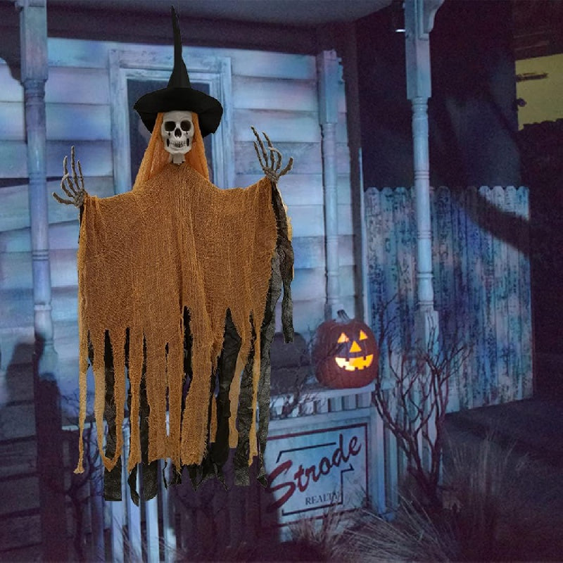 Set de decoración colgante de esqueleto fantasma para Halloween