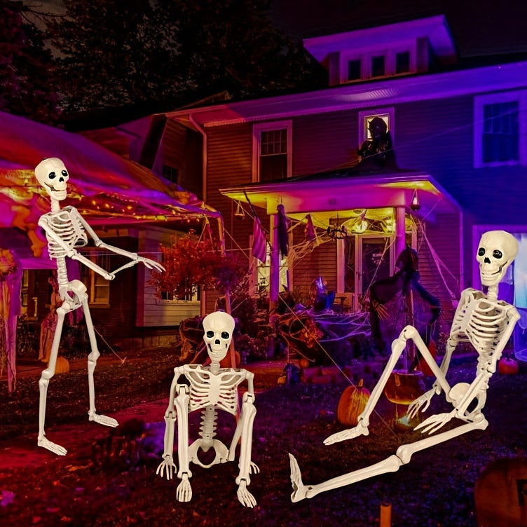 Decoración exterior de esqueleto de plástico para Halloween