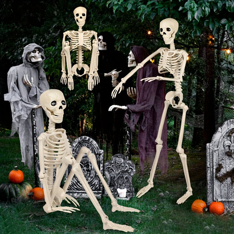 Decoración exterior de esqueleto de plástico para Halloween