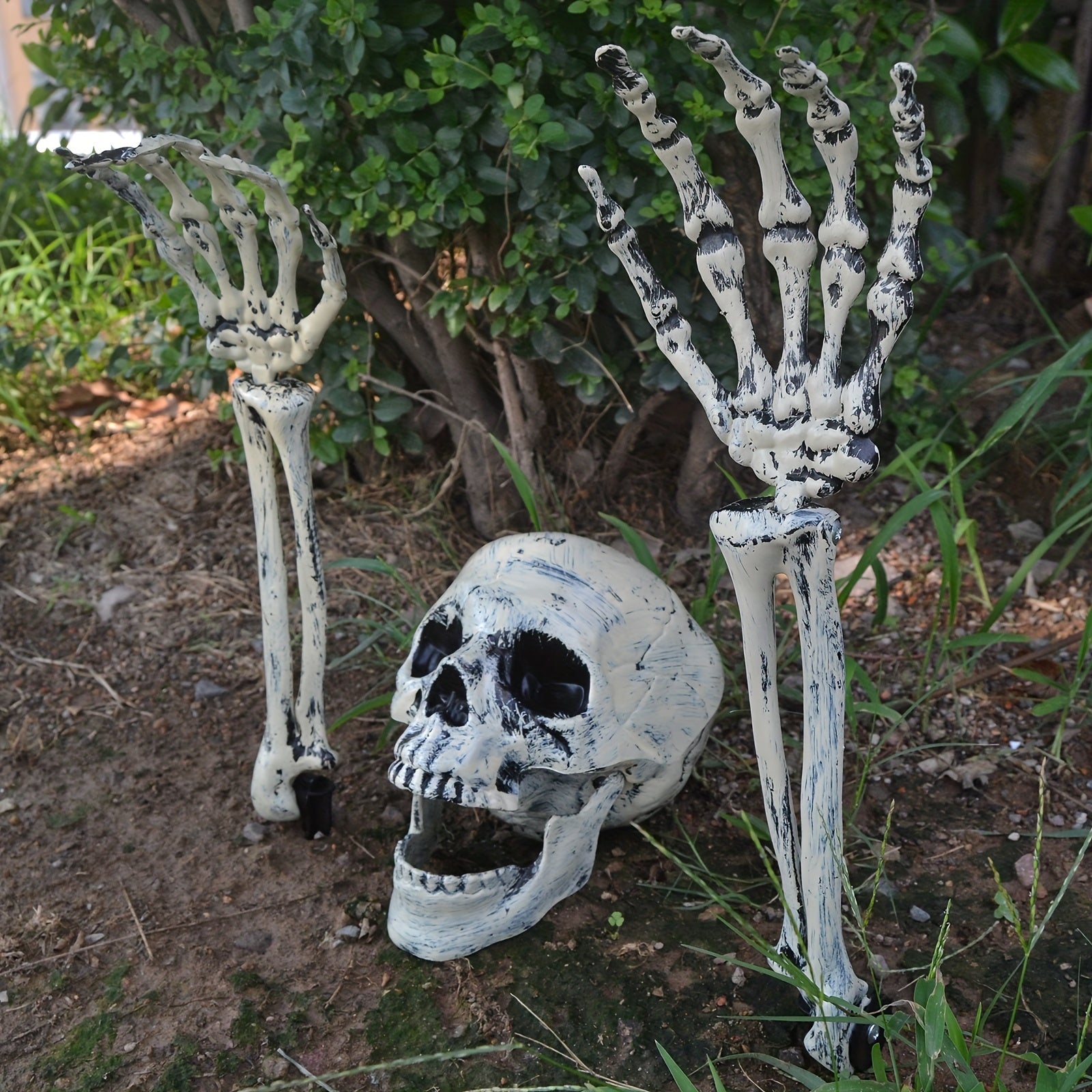 Set de decoración de calaveras para suelo de Halloween