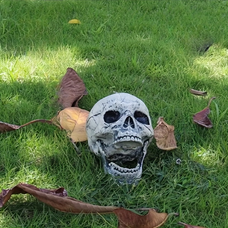 Decoración de calavera para exterior de Halloween