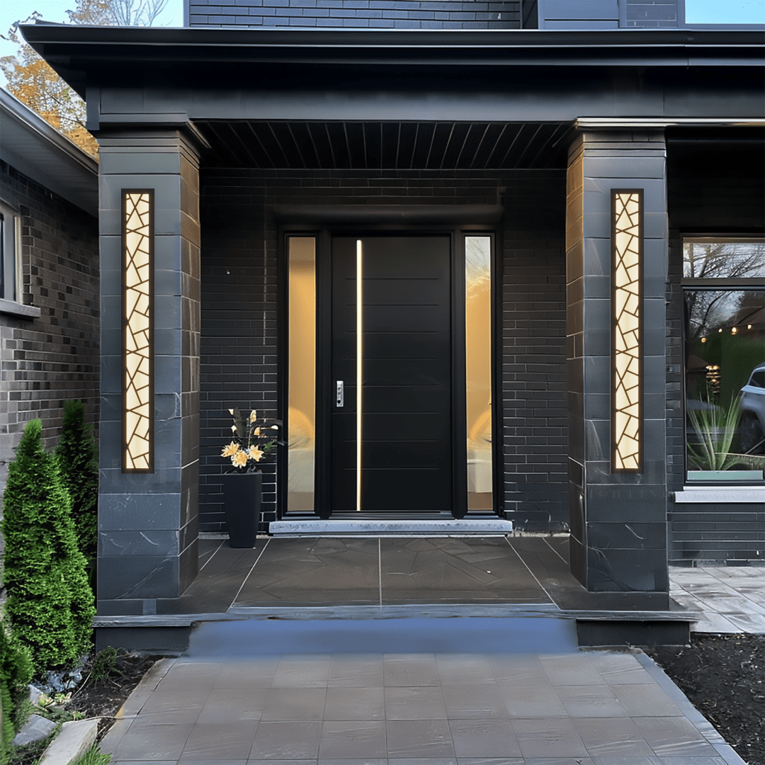 Applique murale moderne panneau LED extérieur